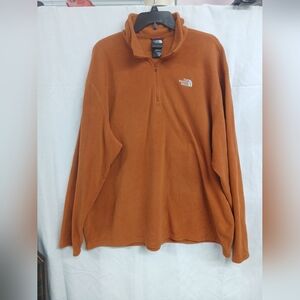 The North Face Men's Rust Zip-Up Sweater